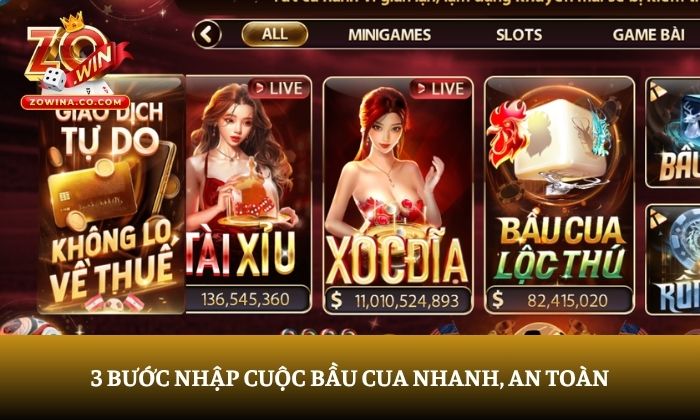 bầu cua cá online